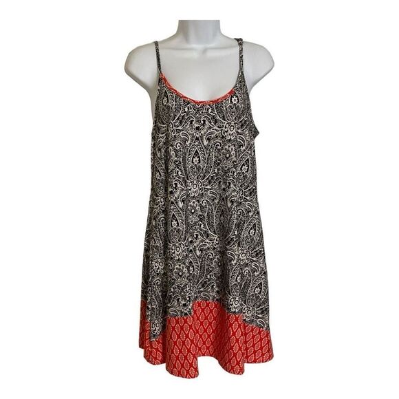 Reborn women's stretch knit sleeveless size Large mix prints - Picture 1 of 4